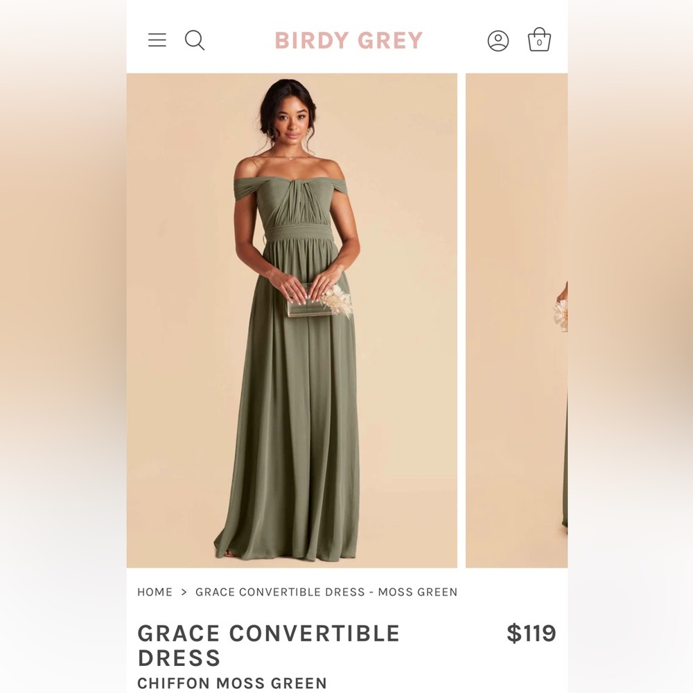 Birdy Grey Convertible Moss Green 1X